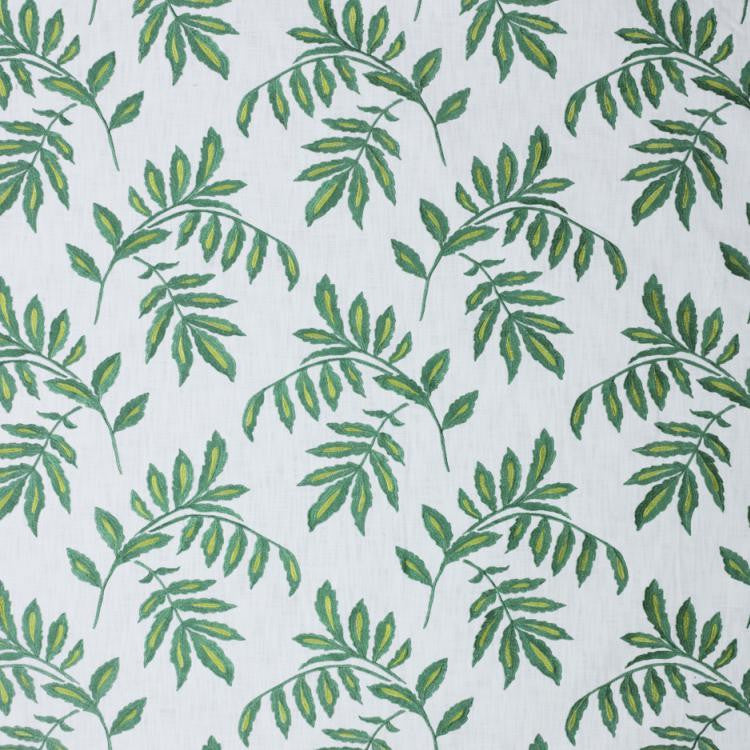 Falling Leaves Minthe by RM CoCo Fabric