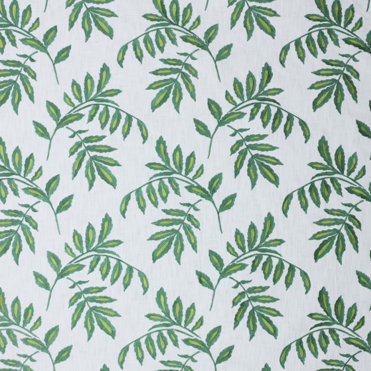 Falling Leaves Minthe by RM CoCo Fabric