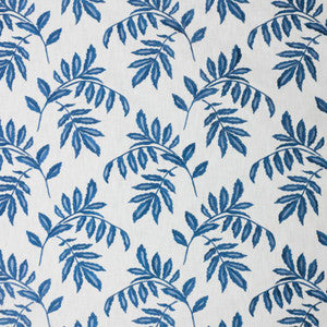 Falling Leaves Mood Indigo by RM CoCo Fabric
