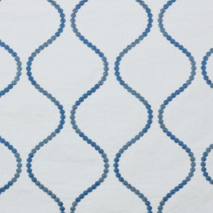 Button Trellis Mood Indigo by RM CoCo Fabric