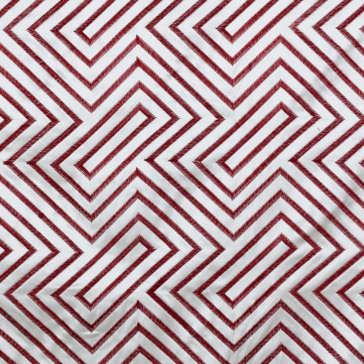 Kabuki Fret Coral by RM CoCo Fabric
