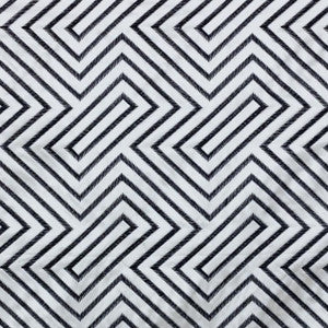 Kabuki Fret Navy by RM CoCo Fabric