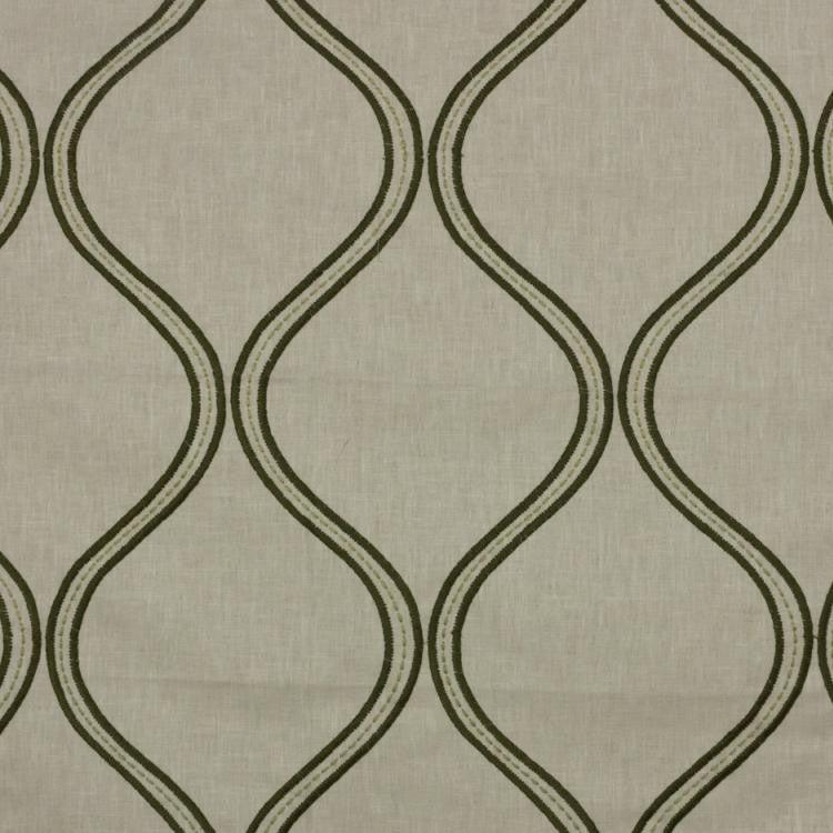 Stitchery Trellis Truffle by RM CoCo Fabric