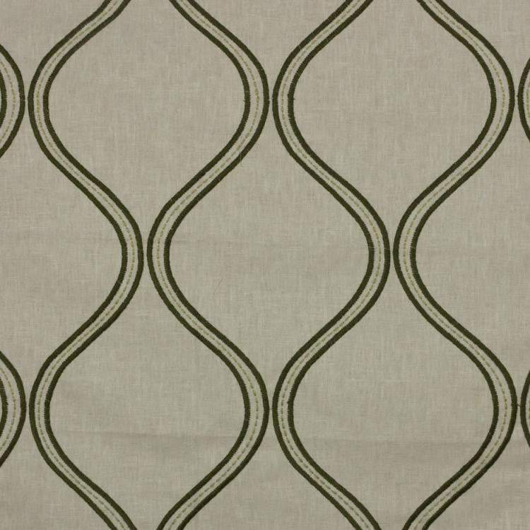 Stitchery Trellis Truffle by RM CoCo Fabric