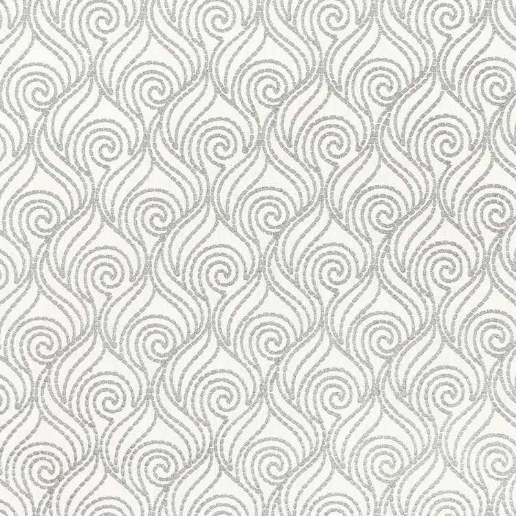 Swirl-A-Way Pewter by RM CoCo Fabric