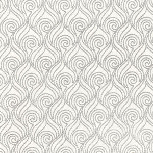 Swirl-A-Way Pewter by RM CoCo Fabric