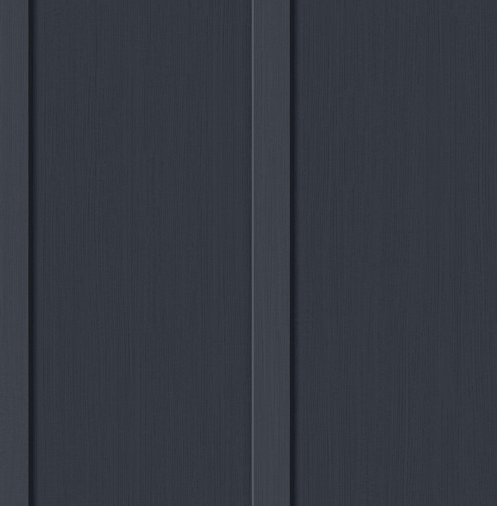 Faux Board and Batten Prepasted Dark Blue by Seabrook Wallpaper Prepasted Online United States 56.05 0" 20.5" - Fabric Carolina -