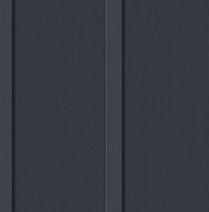 Faux Board and Batten Prepasted Dark Blue by Seabrook Wallpaper