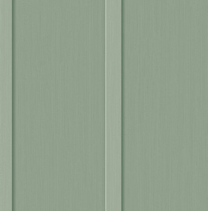 Faux Board and Batten Prepasted Sage Green by Seabrook Wallpaper Prepasted Online United States 56.05 0" 20.5" - Fabric Carolina -