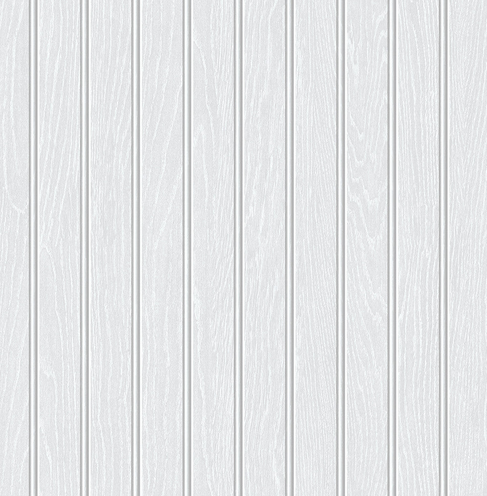 Faux Beadboard Prepasted Pearl Grey by Seabrook Wallpaper Prepasted Online United States 56.05 0" 20.5" - Fabric Carolina -