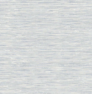 Southport Faux Grasscloth Prepasted Dove Grey & Bluestone by Seabrook Wallpaper