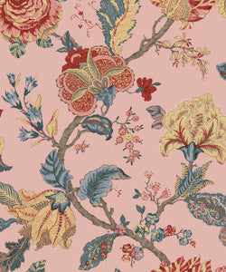 Lana Jacobean Blush by Seabrook Wallpaper