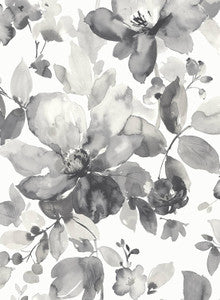 Watercolor Garden Inkwell by Seabrook Wallpaper