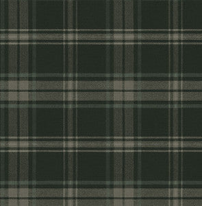 Dellabrooke Plaid Greenery by Seabrook Wallpaper