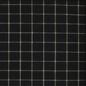 Prague Black by Norbar Designer Fabric CHECKER 100% POLYESTER CHINA 1"V 1"H 56 - Swanky Fabrics -