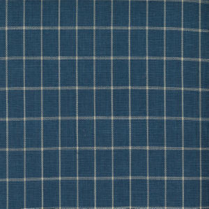 Prague Wedgewood by Norbar Designer Fabric CHECKER 100% POLYESTER CHINA 1"V 1"H 56 - Swanky Fabrics -