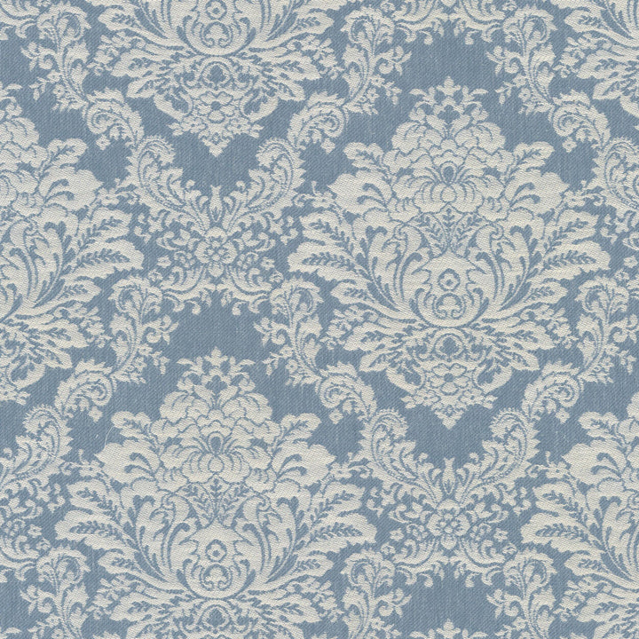 Preen 1 Copen by Stout Designer Fabric RAINBOW LIBRARY HAZE/SKY 50%POL 43%COT 7%LIN INDIA Horizontal: 13.750 and Vertical: 15.500 55 in - Swanky Fabrics -