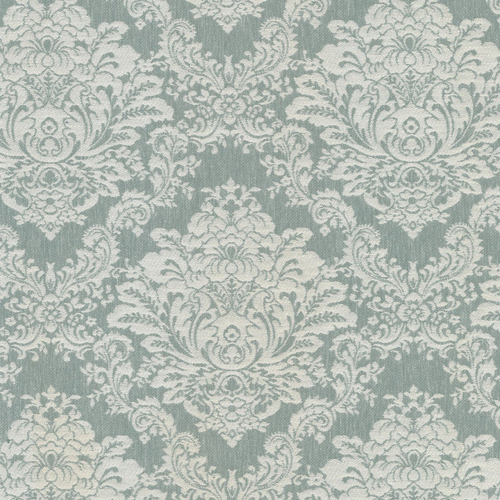 Preen 2 Spa by Stout Designer Fabric RAINBOW LIBRARY VAPOR/SEAGLASS 50%POL 43%COT 7%LIN INDIA Horizontal: 13.750 and Vertical: 15.500 55 in - Swanky Fabrics -