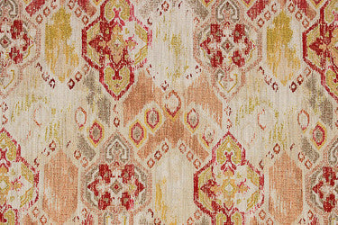 Prescott Adobe by Richloom Fabric See sample 75% Cotton, 25% Linen USA or Imported N/A </p><p>Repeat: V18" x H13.5" 56" - Fabric Carolina -