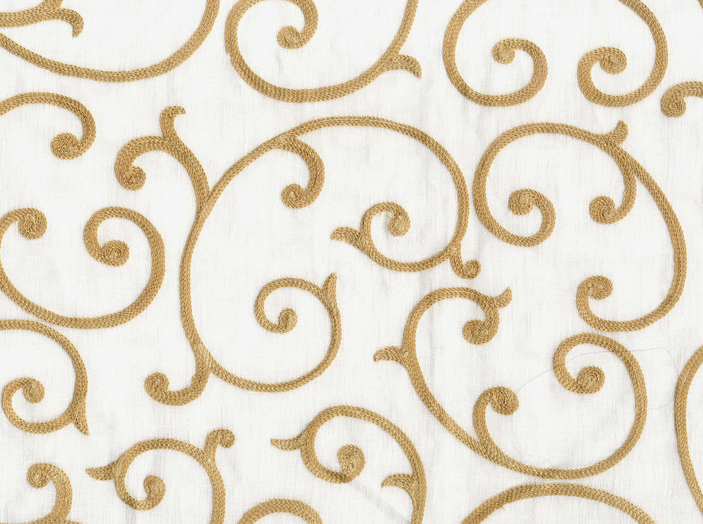Hl Presidio Honey Beige 1 by Heirloom Fabric MUST BUY 15 YARDS MINIMUM 100% Linen India - H: 10.5", V: 15.5" 54" - Fabric Carolina - Heirloom