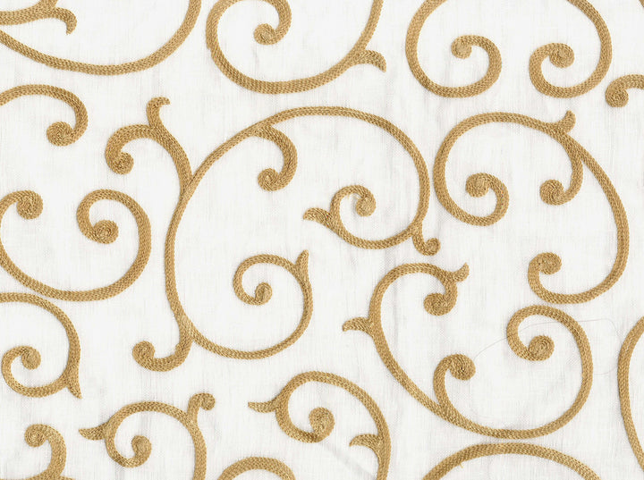 Hl Presidio Honey Beige 1 by Heirloom Fabric MUST BUY 15 YARDS MINIMUM 100% Linen India - H: 10.5", V: 15.5" 54" - Fabric Carolina - Heirloom