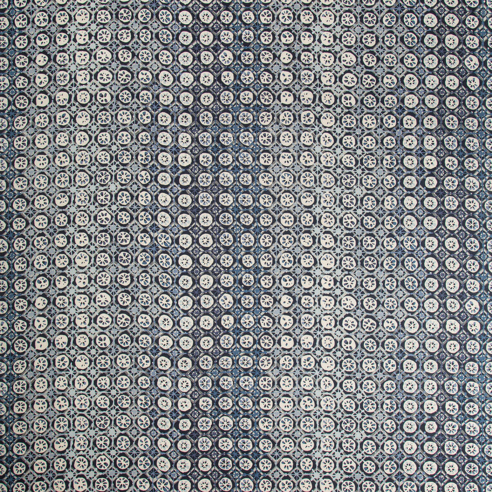 Procida Indigo by Kravet Couture Fabric MODERN COLORS-SOJOURN COLLECTION LINEN - 100% Thailand MEDIUM Horizontal: 27 and Vertical: 27 54 - Fabric Carolina -