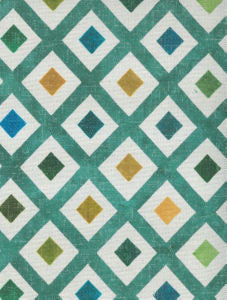 Promenade Tropic 65 by Norbar Fabric PRISM BRIGHTS 65% POLYESTER 35% COTTON SPAIN 40,000 MARTINDALE 9 1/4"V - 11"H 54 - Fabric Carolina -