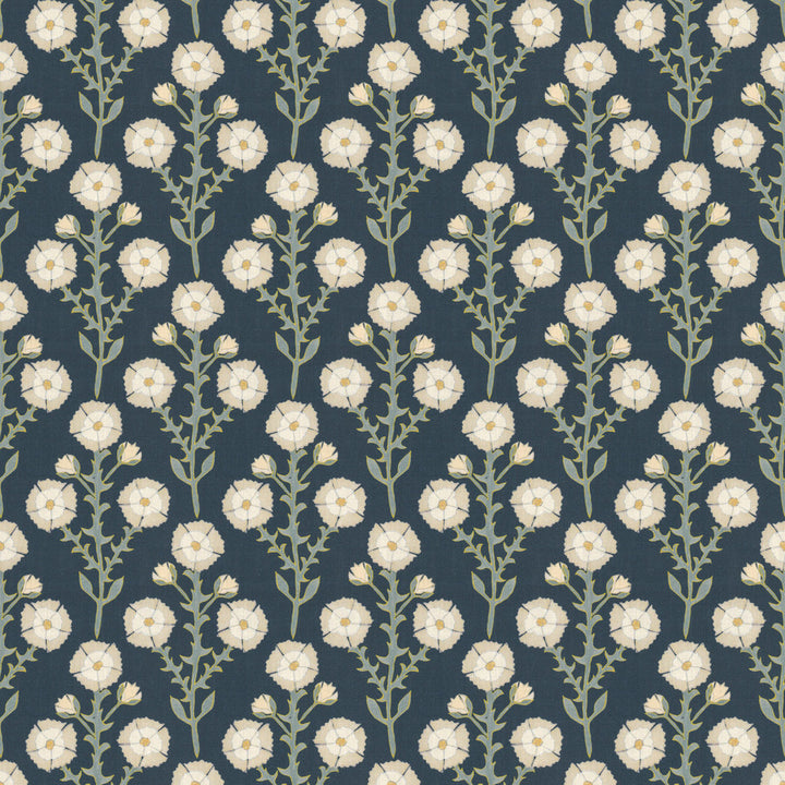 Protection 2 Harbor by Stout Fabric Stout Fabric Protection 2 HarborFabric Rainbow Library Harbor/Ink 90%Cot 10%Lin USA </p><p>Repeat: H: 6.75, V: 0.875 54 in - Fabric Carolina -
