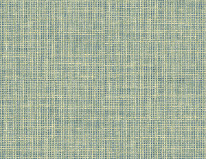 Woven Green Grid Wallpaper by Kenneth James