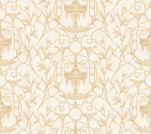 Off White Simonkee Wallpaper by Patty Madden
