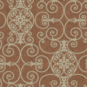 Bronze Belleek Wallpaper by Patty Madden