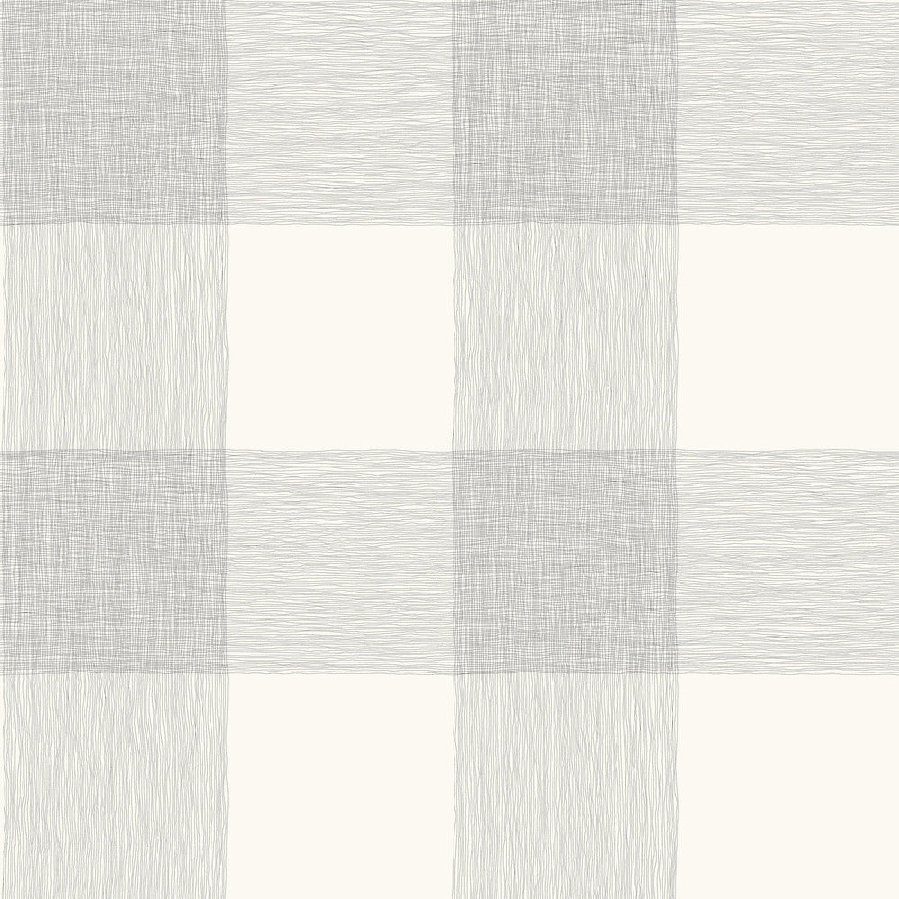 Magnolia Home Common Thread Black & White Peel & Stick Wallpaper by Magnolia Home York Premium Peel + Stick Magnolia Covers about 34.2 square feet 20.5-in by 20-ft long roll Peel & Stick 20.5 - Fabric Carolina -