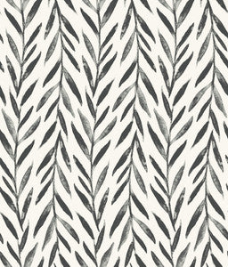 Magnolia Home Willow Black Peel & Stick Wallpaper by Magnolia Home
