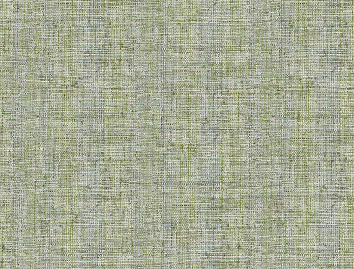 Papyrus Weave Green Peel & Stick Wallpaper by York Wallcoverings York Premium Peel + Stick Covers about 45 square feet 27-in by 20-ft long roll Peel & Stick 20.5 - Fabric Carolina -