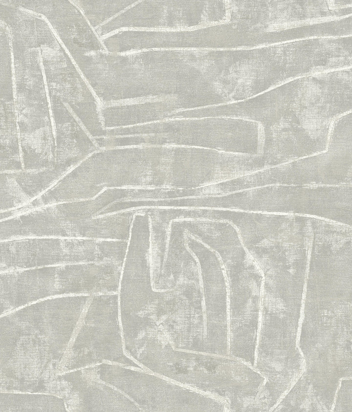 Urban Chalk Grey Peel & Stick Wallpaper by York Wallcoverings York Premium Peel + Stick Risky Business Vol. III Covers about 34.2 square feet 20.5-in by 20-ft long roll Peel & Stick 24 - Fabric Carolina -