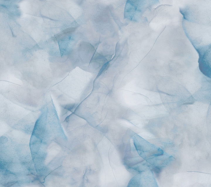 Watercolor Silks Blue Peel & Stick Wallpaper by York Wallcoverings York Premium Peel + Stick Covers about 45 square feet 27-in by 20-ft long roll Peel & Stick 24 - Fabric Carolina -
