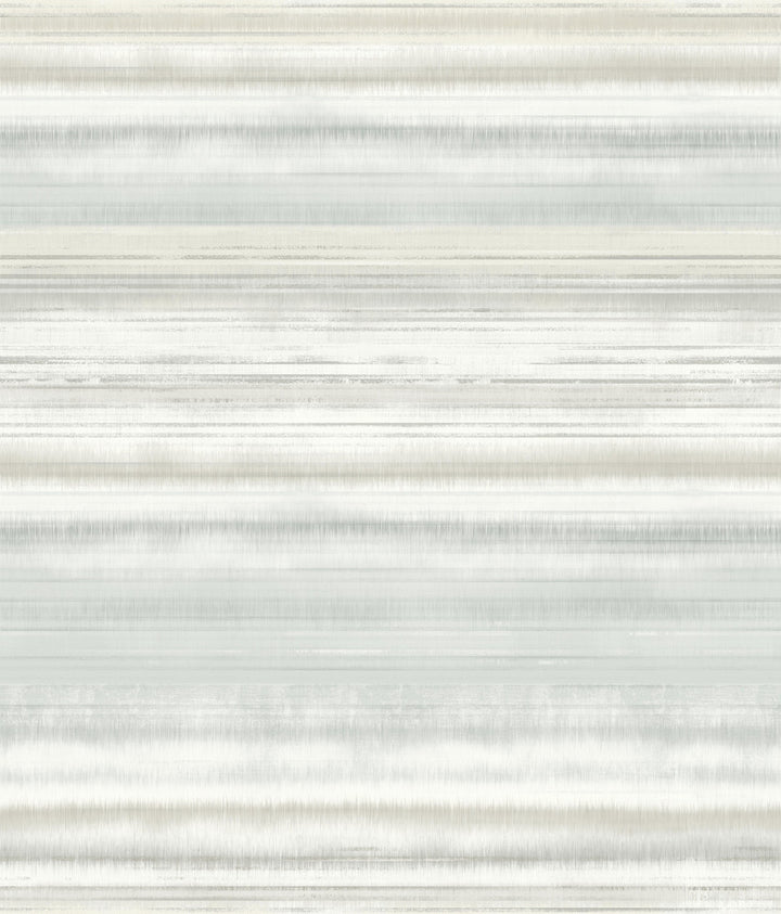 Fleeting Horizon Stripe Neutral Peel & Stick Wallpaper by York Wallcoverings York Premium Peel + Stick Covers about 34.2 square feet 20.5-in by 20-ft long roll Peel & Stick 24 - Fabric Carolina -