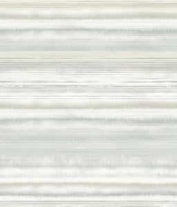 Fleeting Horizon Stripe Neutral Peel & Stick Wallpaper by York Wallcoverings