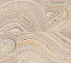 Onyx Purple Peel & Stick Wallpaper by Candice Olson