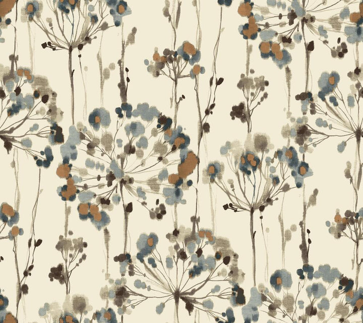 Flourish Teal Peel & Stick Wallpaper by Candice Olson York Premium Peel + Stick Covers about 45 square feet 27-in by 20-ft long roll Peel & Stick 24 - Fabric Carolina -
