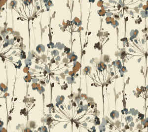 Flourish Teal Peel & Stick Wallpaper by Candice Olson