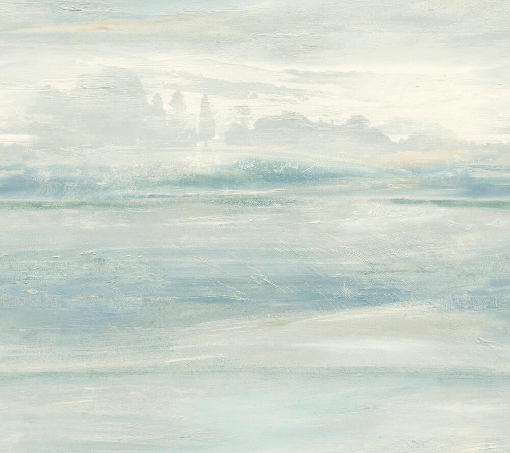 Soothing Mists Scenic Blue Peel & Stick Wallpaper by Candice Olson York Premium Peel + Stick Covers about 45 square feet 27-in by 20-ft long roll Peel & Stick 24 - Fabric Carolina -