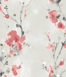 Charm Red Peel & Stick Wallpaper by Candice Olson