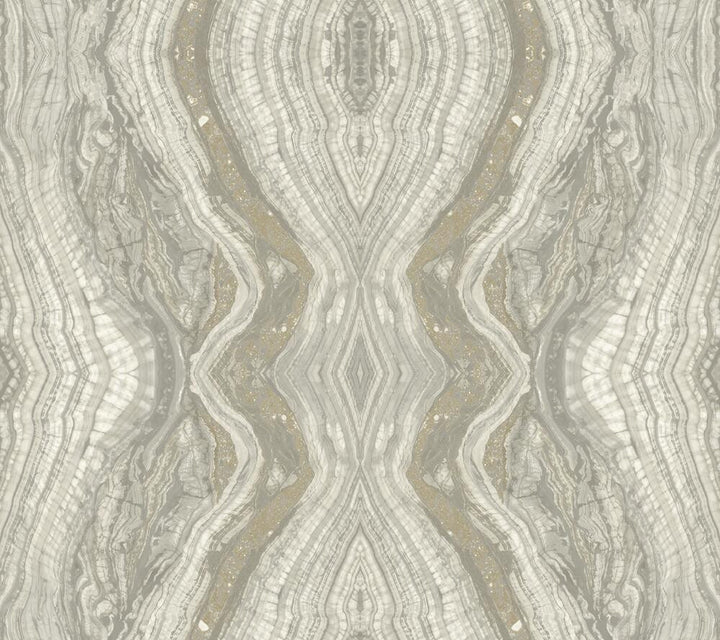 Kaleidoscope Light Grey Peel & Stick Wallpaper by York Wallcoverings York Premium Peel + Stick Covers about 45 square feet 27-in by 20-ft long roll Peel & Stick 24 - Fabric Carolina -