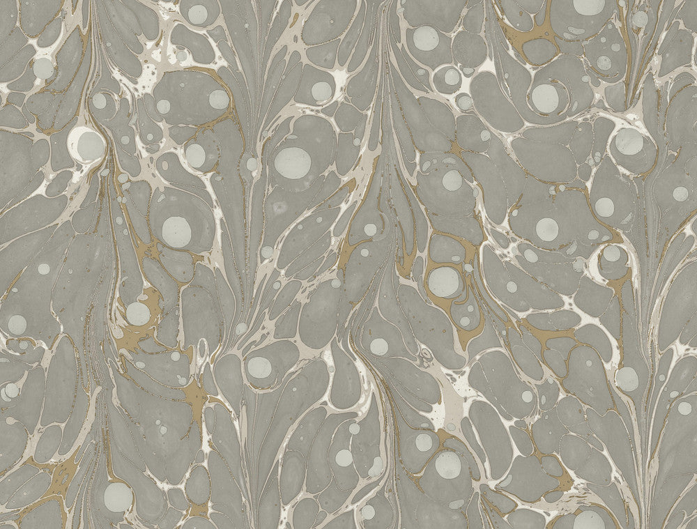 Marbled Endpaper Neutral Peel & Stick Wallpaper by York Wallcoverings York Premium Peel + Stick Covers about 45 square feet 27-in by 20-ft long roll Peel & Stick 20.5 - Fabric Carolina -