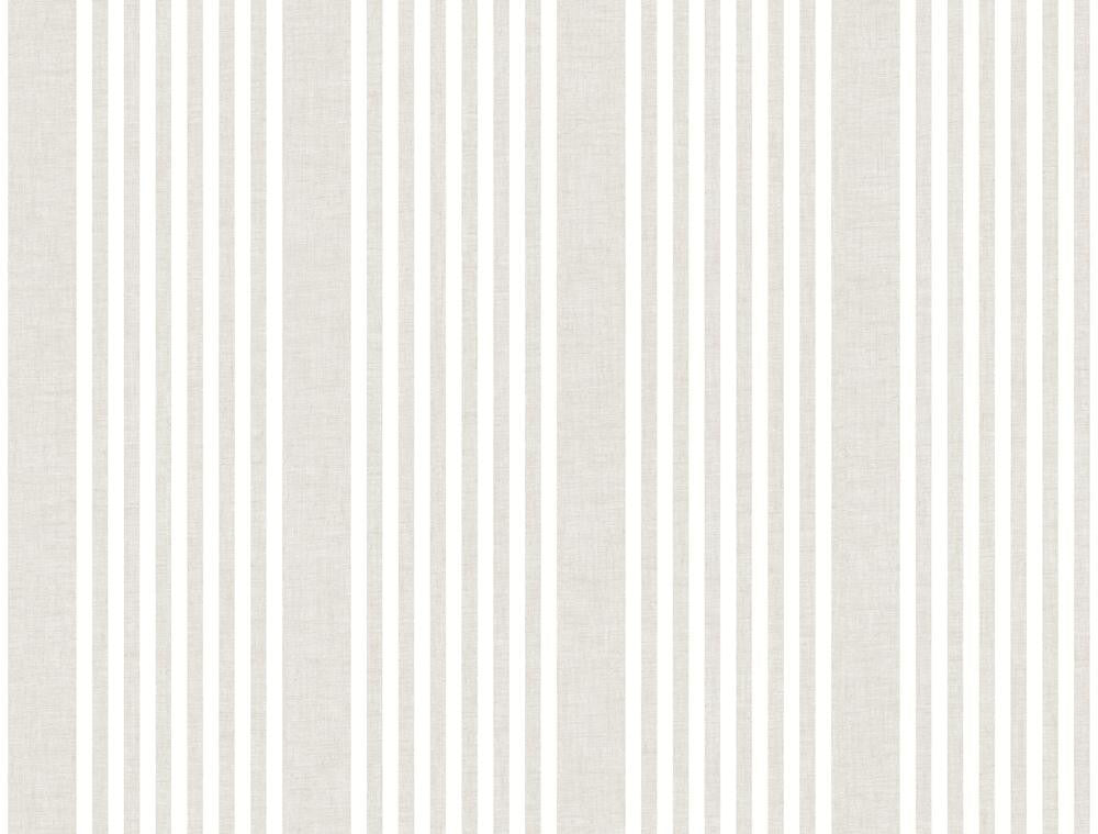 French Linen Stripe Off White Peel & Stick Wallpaper by York Wallcoverings York Premium Peel + Stick Covers about 45 square feet 27-in by 20-ft long roll Peel & Stick 0 - Fabric Carolina -