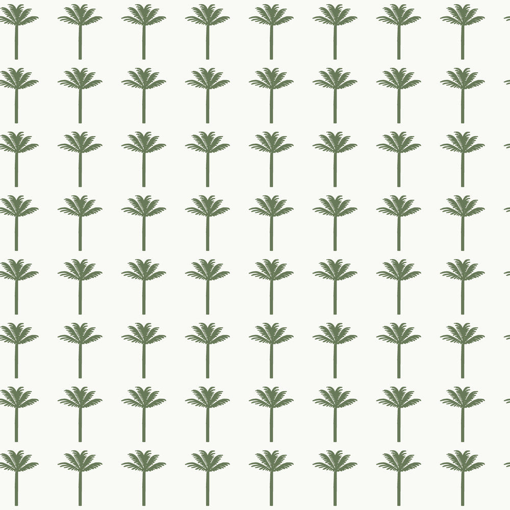 Palm Bay Green Peel & Stick Wallpaper by York Wallcoverings York Premium Peel + Stick Covers about 34.2 square feet 20.5-in by 20-ft long roll Peel & Stick 20.5 - Fabric Carolina -
