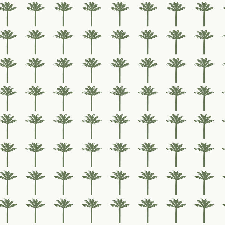 Palm Bay Green Peel & Stick Wallpaper by York Wallcoverings York Premium Peel + Stick Covers about 34.2 square feet 20.5-in by 20-ft long roll Peel & Stick 20.5 - Fabric Carolina -