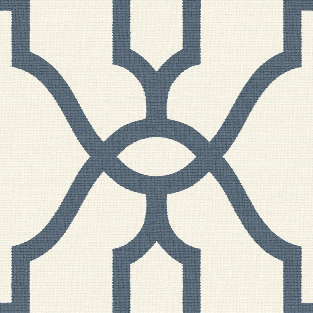 Magnolia Home Woven Trellis Blue & White Peel & Stick Wallpaper by Magnolia Home York Premium Peel + Stick Covers about 34.2 square feet 20.5-in by 20-ft long roll Peel & Stick 20.5 - Fabric Carolina -