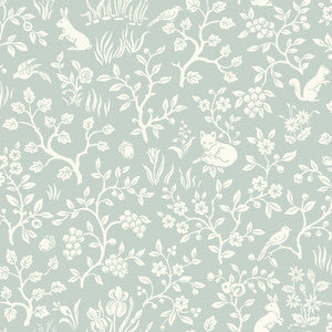 Magnolia Home Fox & Hare Green Peel & Stick Wallpaper by Magnolia Home